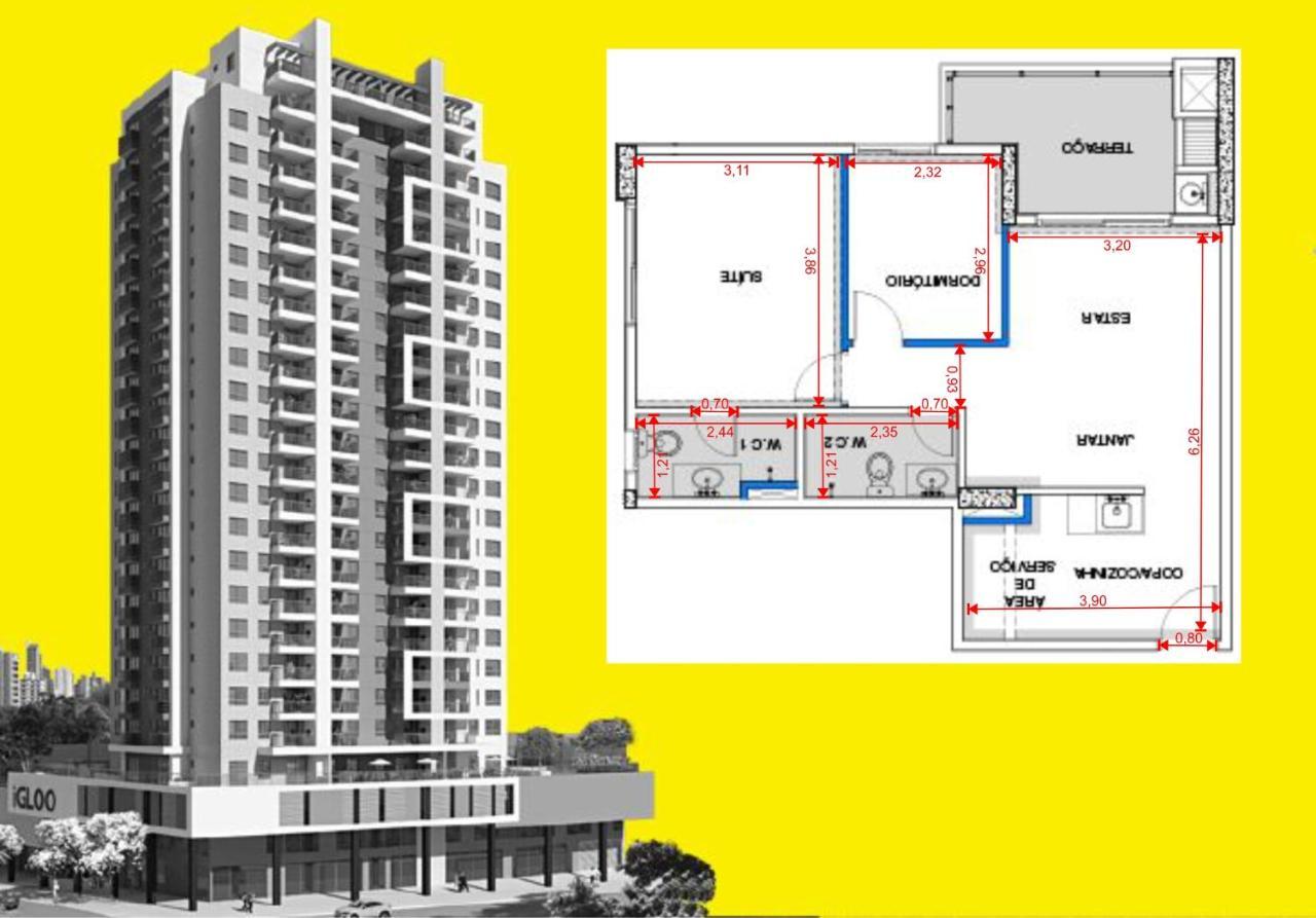 I055B- Harmony Home, 2 Quartos Com Garagem Curitiba Ngoại thất bức ảnh